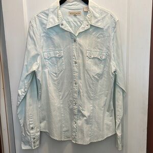 Vintage Stetson Light Blue Western Shirt